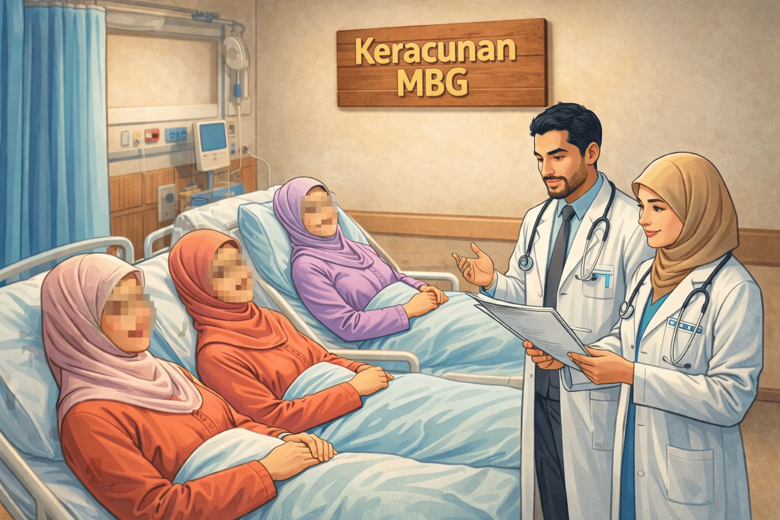 Puluhan Santri di Ngawi Diduga Keracunan Menu MBG, Dirawat di Berbagai Fasilitas Kesehatan