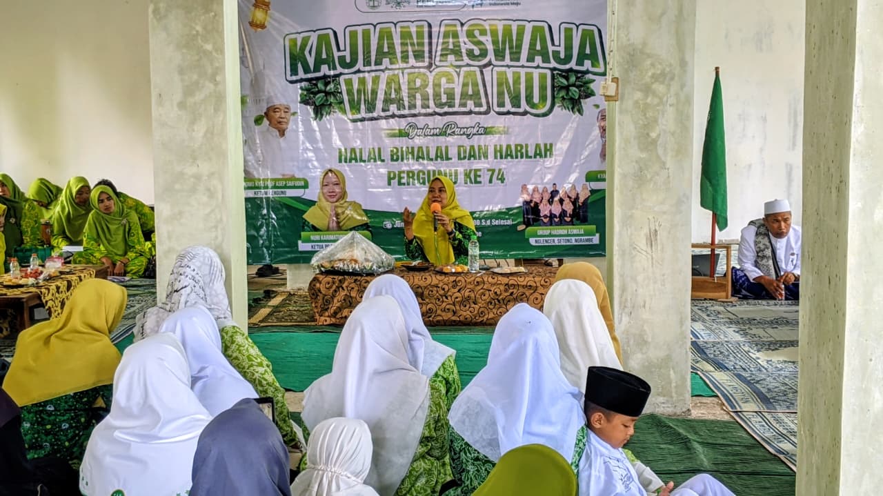 Pergunu Ngawi Peringati Harlah ke-74, Dorong Kesejahteraan Guru dalam Kajian Aswaja di Ngrambe