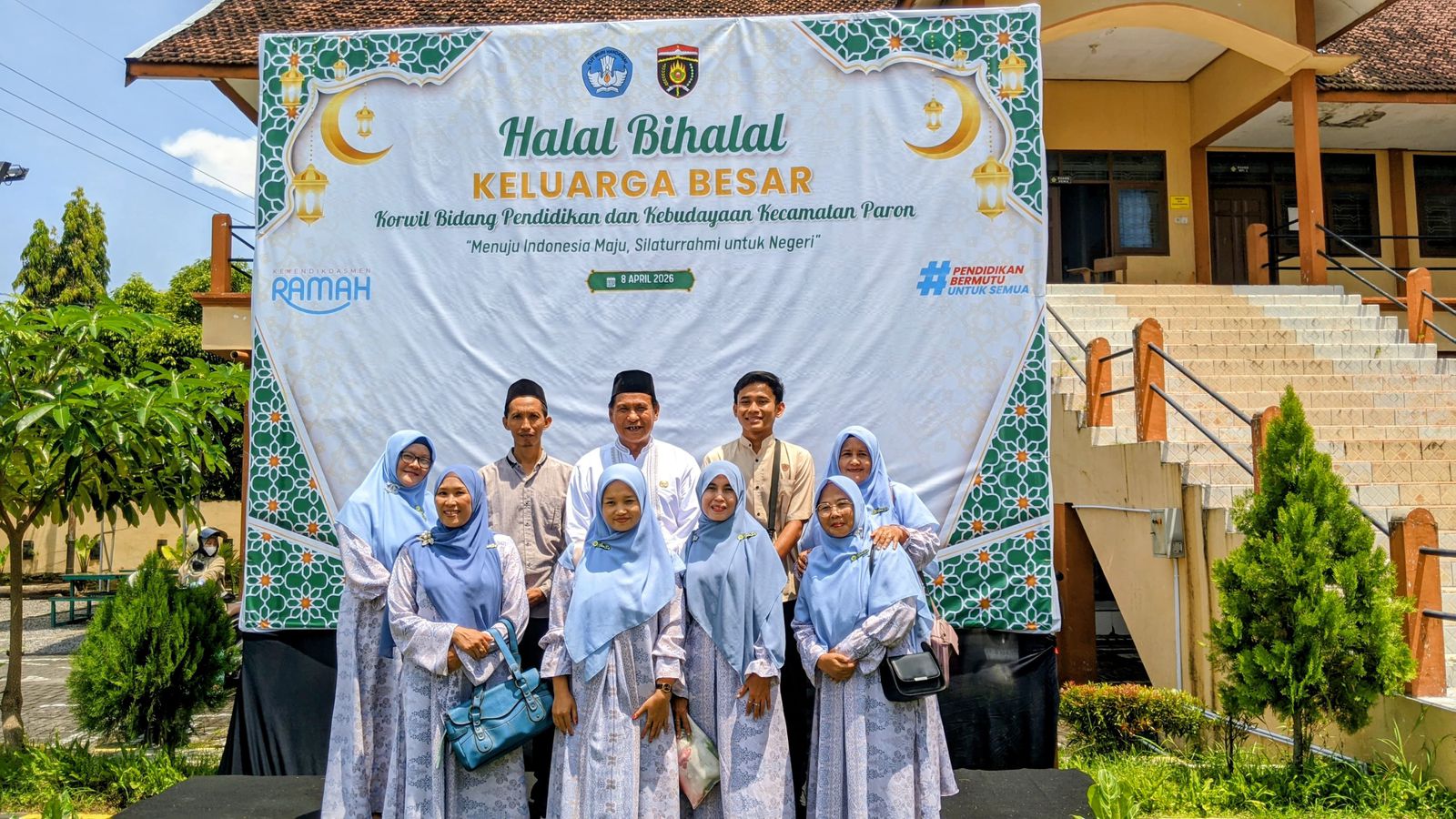 Halal bi Halal Guru Paron Perkuat Kebersamaan Menuju Pendidikan