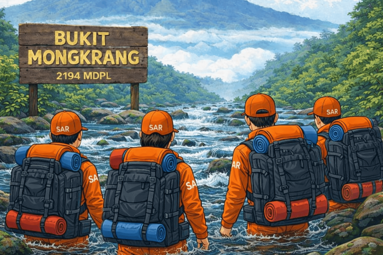 Pendaki Yasid Ahmad Ditemukan Meninggal Setelah Hilang 23 Hari di Bukit Mongkrang
